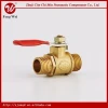 HUAWEI high quality manufacturer double out silk brass ball valve