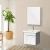 Import Huida cheap plywood basin and mirror make up wall hang bathroom vanity cabinets from China