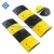 Import Hump Speed bump for parking roadway safety black yellow rubber speed bump from China