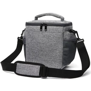 HUWANG Portable Waterproof Nylon Surface Material Outdoor Sports Sling Shoulder Bag for DSLR Cameras