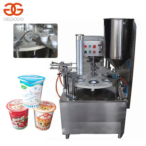 Ice Cream, Yogurt, Soy Milk, Juice, Syrup Cup Filling and Sealing Machine