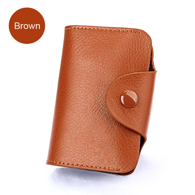 ID Credit Card Holder Male Small  Purse Money Leather men COIN WALLET