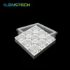 Ilenstech clear acrylic and PC materialsled optical lens 8 degree narrow beam angle 3535 led multi lens