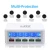 Import ilepo Multi USB 5 ports charging station Type C usb Safe Better Compatibility Unique LCD Display Quick Charger Station from China