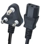 INDIA Plug Power Cord SABS Standard india  south africa power cord 10A 16A 250V cable Indian power cable