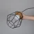 Import Indoor Outdoor Hallway Loft Geometric Metal Wire Cage Hanging Pendant Light from China