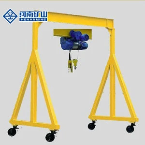 Indoor Small Used Glass Sheets Light Weight Portable Small Gantry Crane For Lifting Heavy Things