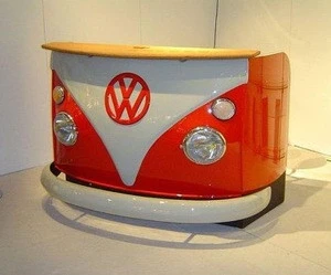 Industrial Bar Hotel Automobile Furniture Volkswagen Cash Truck Bar Counter And Table