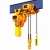 Import Industrial lifting equipment factory price electric 3 ton chain hoist with electric trolly from China