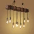 Import Industrial Natural Wood Lighting Vintage Hemp Rope Pendant Lamp from China