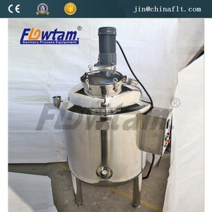 Industrial SS heated hotmelt adhesive mix reactor