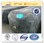 Inflatable rubber concrete casting formwork