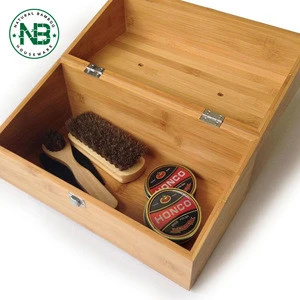Integration Bamboo Hand-Crafted Shoe Shine Kit