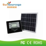 IR remote control led solar flood light 100w