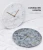 Import Italy Bianco Carrara White Marble Stone and metal/brass Alarm round Wall Clock from China