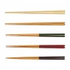 Japanese traditional useful long black sushi cute reusable wooden chopsticks for sale