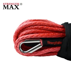 (JINLI ROPE) Auto Electric Winch Synthetic Rope 5/16&quot;x100&#39;, Off Road 4X4 Parts Accessories