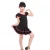 Import Kids Double V-neck Latin Training Dance Dresses from China