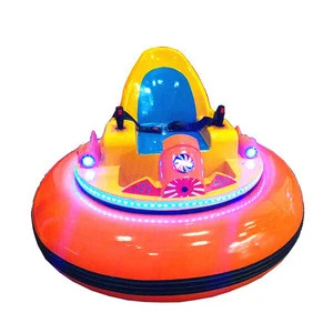Kids Outdoor Electric Battery UFO Inflatable Ice Bumper Car For Sale With Remote Control