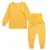 Import Kids plain pajamas pure color blank shirt and pants kids pajama sets from China