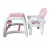 Import Kids Study Table Set Children Folding Table and Chair Plastic EN14988 Study Desk and Chiar Baby Highchair from China
