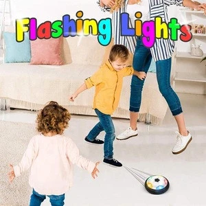 Kids Toys Electric Floating  Air Power LED football Soccer Balls with Colored Lights