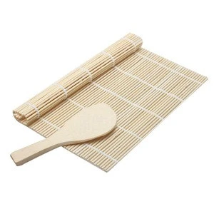 Kitchen Accessories Sushi tools Rolling Roller Bamboo Material Mat Maker DIY and A Rice Paddle Cooking