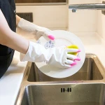 Kitchen Housekeeping latex cleaning Gloves Dishwashing Gloves Household laundry Rubber Gloves