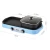 Import Kitchen multi-function 2 in 1 electric hotpot pan indoor electric smokeless bbq grill with glass lid from China
