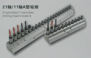 KMJ-2804 multi woodworking tools 21-11spindles type A drill head/multiple spindle boring machine heads