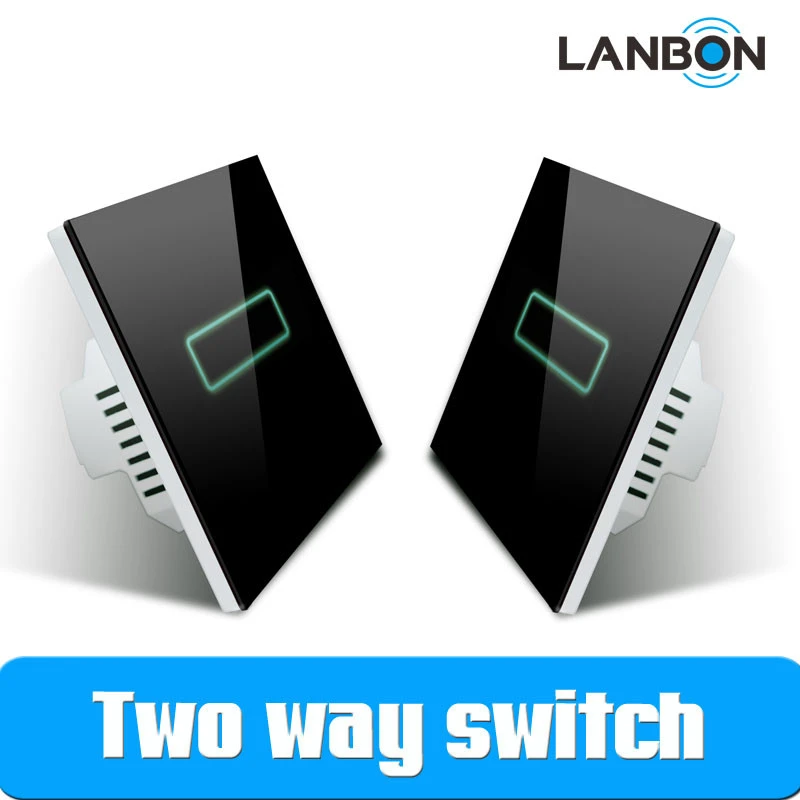 Lanbon smart home two way wifi smart light switch work with Google home and Amazon Echo
