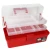 Import LAOA 14.5 red color Inch transparent plastic tool box with drawer from China