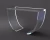 Import large custom clear acrylic home table lucite office coffee table from China