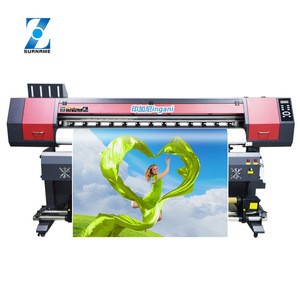 Large format 1.8m Xp600 printhead canvas vinyl banner poster eco solvent printer