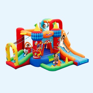 Large inflatable slide, inflatable bouncer slide factory manufacture