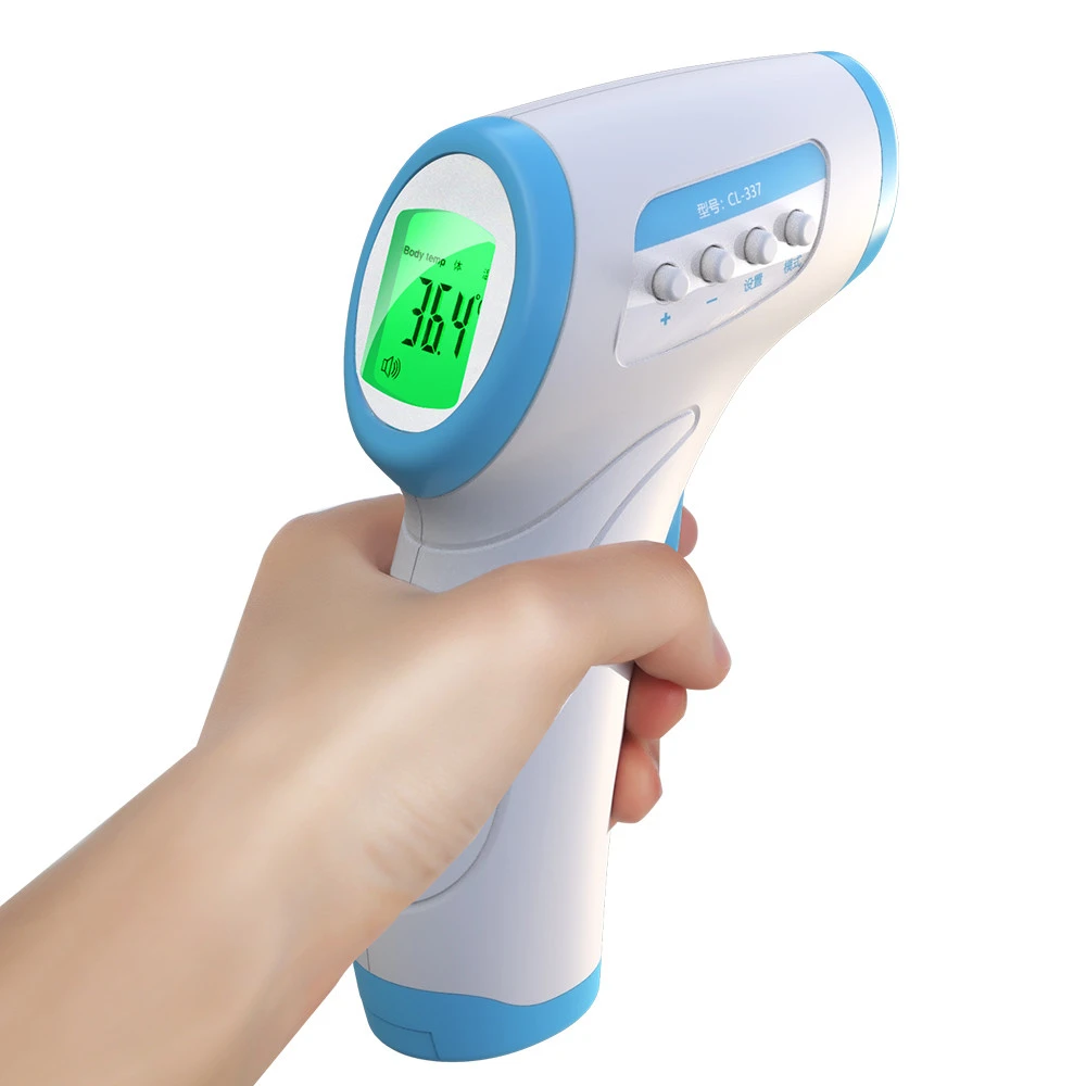 Large LCD Screen Digital Infrared Forehead Thermometer Baby Adult Forehead Non Contact Infrared Thermometer