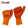 Latex Rubber Coated Orange Nylon Working Gloves 13gauge Nylon glove