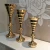 Import LDJ915 Aluminum gold flower urn, Raw metal flower vase, Large decorative flower vase from China