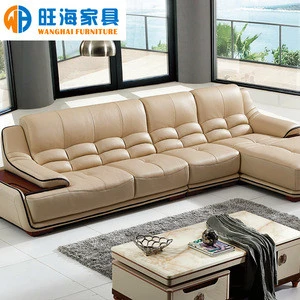 Leather sofa American style Living room furniture Monde Color 1603