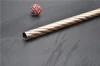 Length 6m 0.5mm twisted curtain pole/ tension shower curtain rods