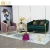 Import Living Room Decor Furniture Tempered Glass Gold Bell Round Coffee Table from China
