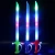 Import long kids plastic led light up flashing toy sword from China