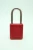 Import Lot of 2 new master lock 410KARED red safety lockout padlock with key miscellaneous from USA