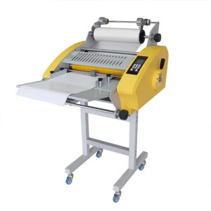 Low price hot and cold semi-automatic roll Laminating machine