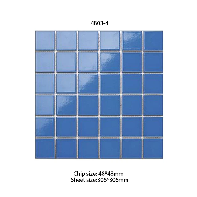 Lowest Price Blue Mix Swimming Pool Border  Mosaic Tiles