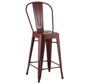 lowest price modern stackable vintage metal industrial high bar chair