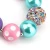Import Luminous Aqua Purple Mixed Color Resin Bead Necklace Designs Children Jewelry from China