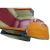 Luxurious Leather Electric Bus Boat seat Ships With Velvet fabric Double Leather For Bus Train