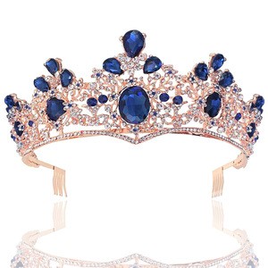 Luxury sliver crystal princess tiaras and crowns for woman bridal tiara wedding birthday hair accessories