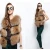 Import Luxury women raccoon fur vest fox fur coat from China